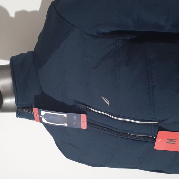 Nautica Quilted Lightweight Puffer Jacket - Various Sizes - Blue - Picture 4 of 6